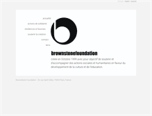 Tablet Screenshot of brownstonefoundation.org